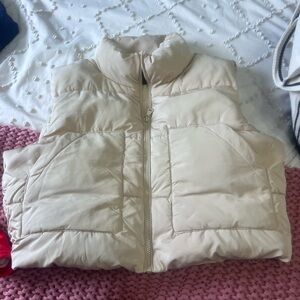Love Tree Beige Quilted Outerwear